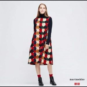 WOMEN UNIQLO x MARIMEKKO A-LINE SLEEVELESS DRESS